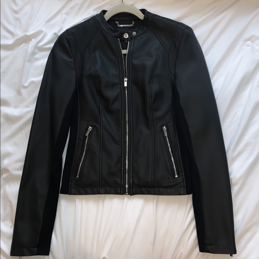 “Leather” jacket from Express